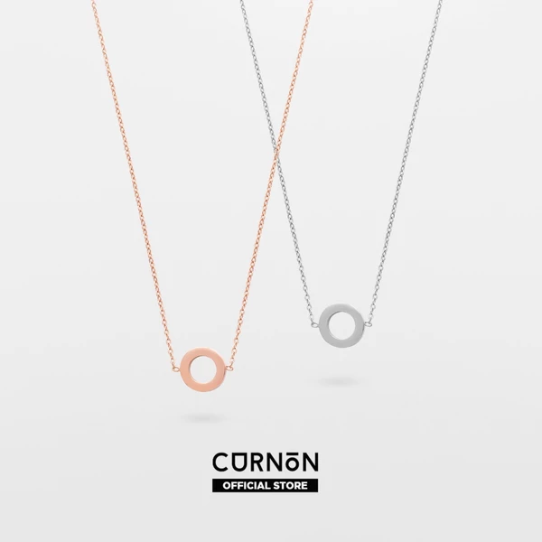 Vòng cổ nữ Curnon Luna "Sincera" Collection - Trang Sức Vòng Xích Phong Cách Tinh Tế - Chất Liệu Thép Không Gỉ