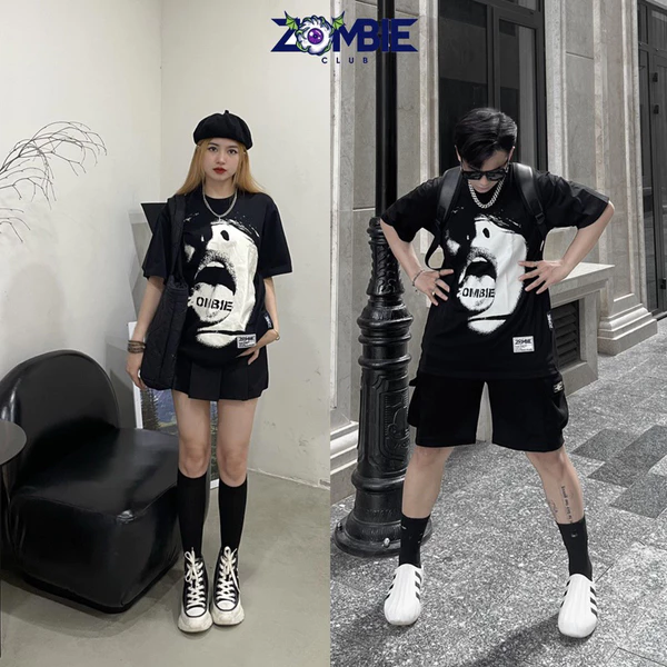 Áo Thun Zombie Club GIRL, Local Brand Unisex cotton 100% 230gsm Chính Hãng