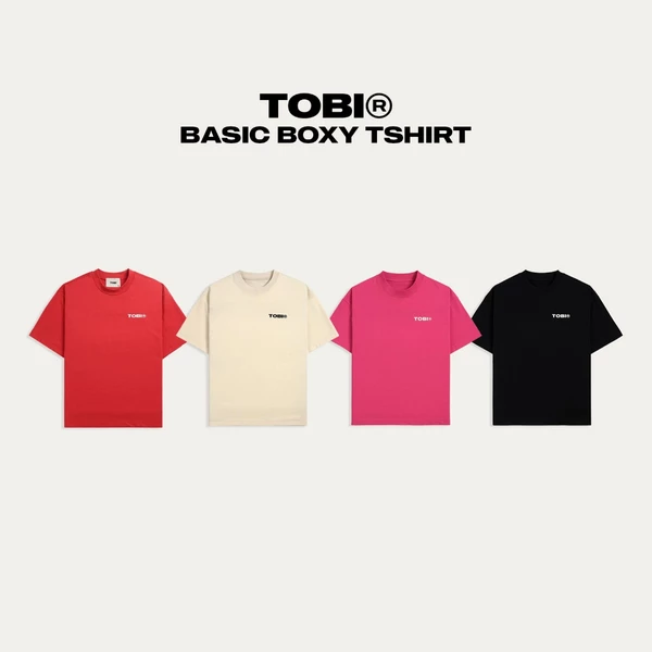 Áo Thun Trơn Tay Ngắn Basic TOBI