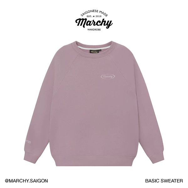 MARCHY - Basic Sweater - Áo tay dài