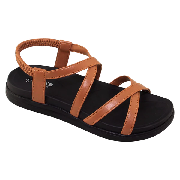 Sandal đế bằng nữ Bita's SHANA.04 (Nâu + Đen + Kem + Trắng + Xanh lá)