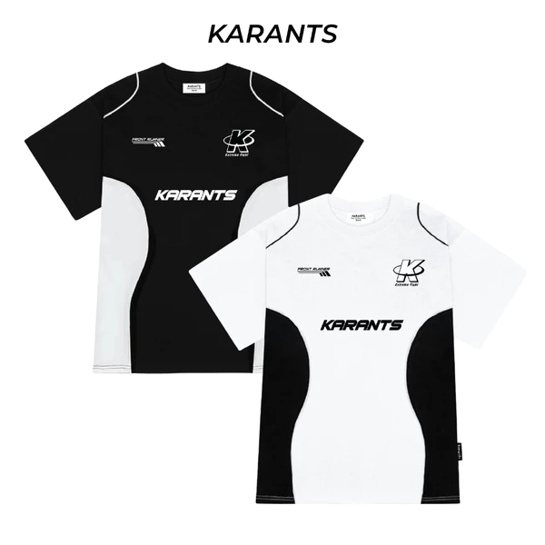 Áo Thun Phối Bóng Chày Karants Local Brand Streetwear Form Oversize - KR61