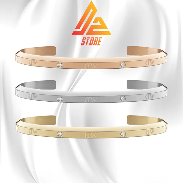 Vòng DW v6 Classic Lumine khắc tên theo yêu cầu cặp đôi Titanium 316L unisex [Bảo hành 5 năm]