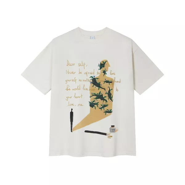 Áo Thun Oversize 100% Cotton Oh Wonder Studio "DEP" Artwork by Chen