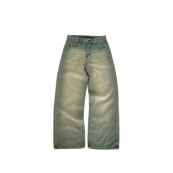 [ wyn.anh ]LIGHT SMOKE BAGGY JEANS - Quần jeans màu khói 1185