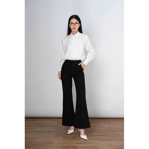 RUBIES Flare Pants - Quần Dài Nữ Vải Tuyết Mưa Ống Loe