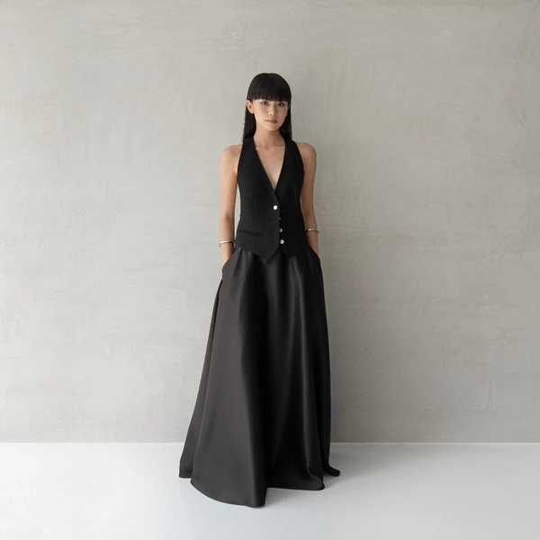 HIGHCHIC - SILKY SKIRT - CHÂN VÁY DÀI - LỤA PHI BÓNG - THIẾT KẾ SANG TRỌNG