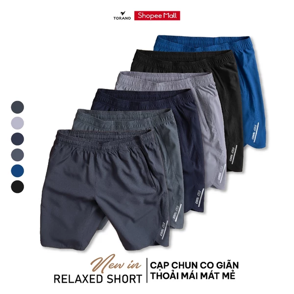 Quần short nam COOL AIR SHORTS TORANO thể thao vải gió, thoải mái, chuẩn phom, siêu nhẹ DSBW600