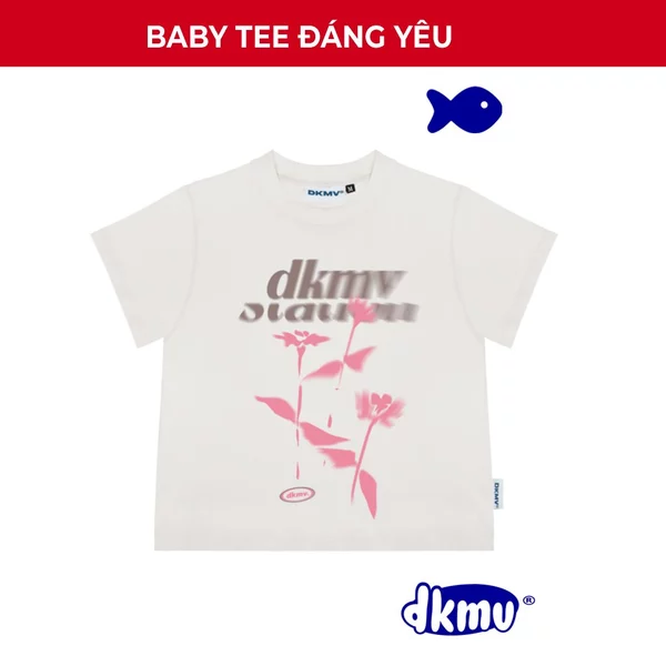 Áo baby tee nữ tay ngắn, hoạ tiết độc đáo DKMV Station local brand DKMV | K15-T3