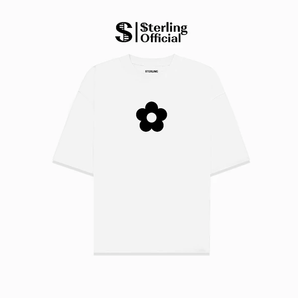 Áo thun Sterling Localbrand Unisex FLOWER Tay Ngắn Chất Cotton TSST043