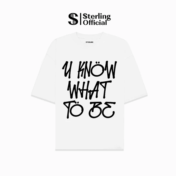 Áo thun Sterling Localbrand Unisex U KNOW Tay Ngắn Chất Cotton TSST069