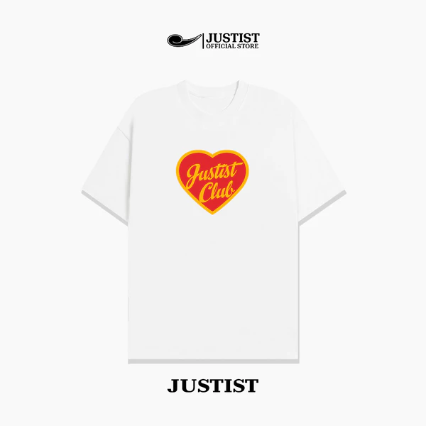 Áo Thun Nam Nữ unisex HEARTLOVE Cổ Tròn JUSTIST Basic Tay Ngắn TSJT007