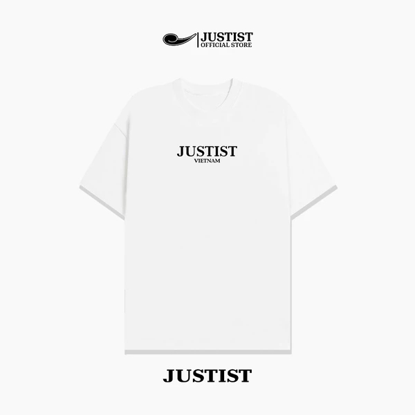 Áo Thun Cổ Tròn Ngắn Tay JUSTIST VIET NAM In Hình basic TSJT032