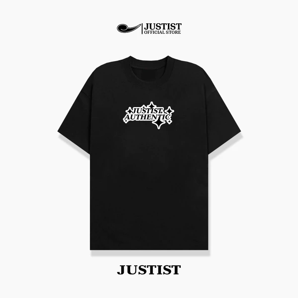 Áo thun Justist Unisex JUSTIST AUTHENTIC ngắn tay chất cotton in hình Basic TSJT030
