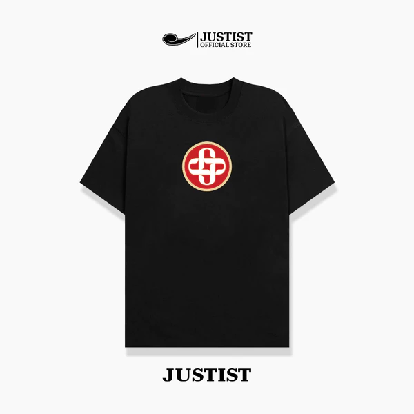 Áo Thun Nam Nữ Unisex JUSTIST COUTURE chất cotton cổ tròn form oversize TSJT055