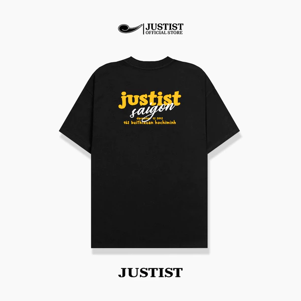 Áo Thun Nam  JUSTIST SAIGON Basic Tay Ngắn Chất Cotton TSJT091
