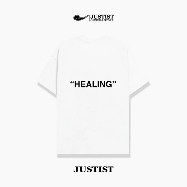 Áo thun Justist Localbrand Unisex JUSTIST HEALING Ngắn Chất Cotton TSJT142
