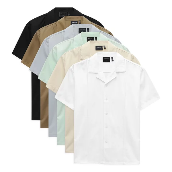 Áo Sơ Mi Nam Cuban Silky Essentials, Chất Vải Rayon Thoải Mái, SM0086, SOME HOW STORE
