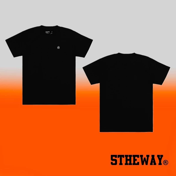 Áo Thun Trắng logo cam 5THEWAY thiết kế 5tw/rtw Traditional Fit Tee