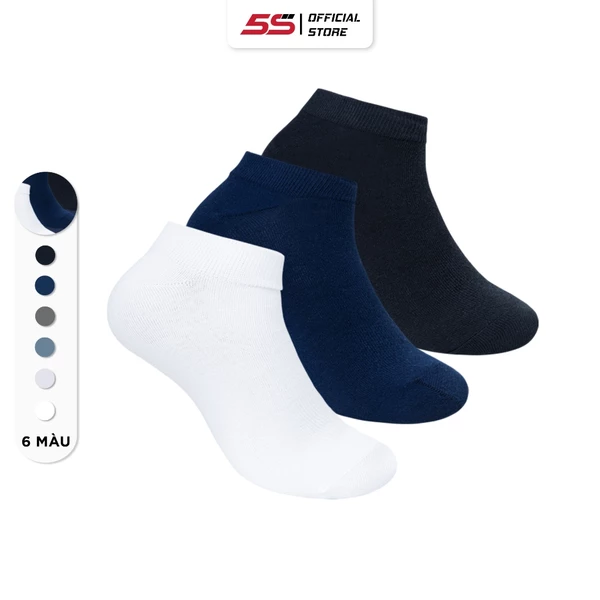 Combo 3 Đôi Tất Nam 5S FASHION Cotton Co Giãn, Mịn, Không Bai Gião (3C-TAT23014)