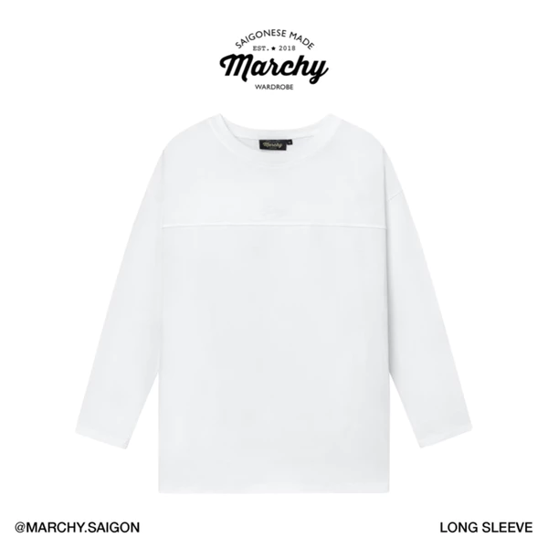 MARCHY - Basic LS Tee - Áo thun tay dài