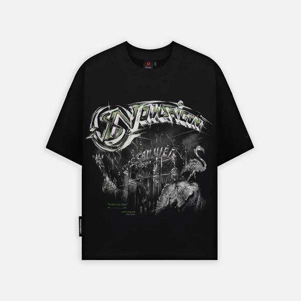 Áo thun NEEDS OF WISDOM Zoo Park Tee - Black - Local Brand Chính Hãng