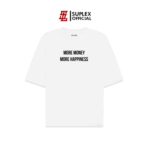 Áo thun SUPLEX Localbrand SUPLEX MORE MONEY Unisex Tay Ngắn Chất Cotton TSSL027