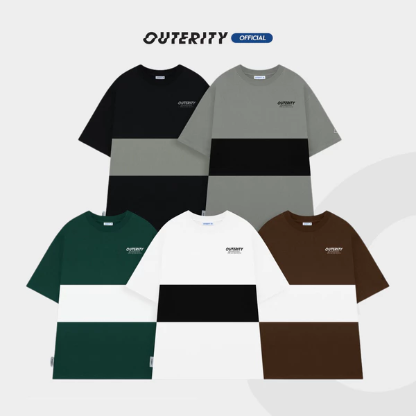 Áo thun nam nữ local brand unisex Outerity Cross Cut Collection