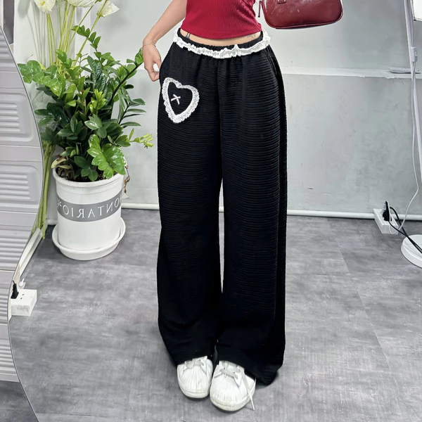 Quần ống suông BOW PANTS form rộng nam nữ FFCLUB MIX