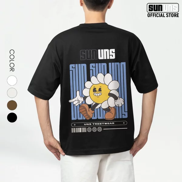 Áo Phông Local Brand Nam Nữ Unisex SUN Cổ Tròn Tay Ngắn Oversize 100% Cotton Áo Thun Nam Nữ Mã SUN14