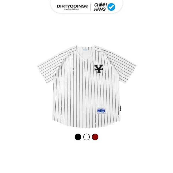 Áo DirtyCoins Baseball Black Striped