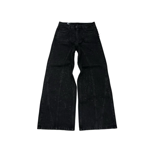 QUẦN CZ RHINESTONE WASHED JEANS