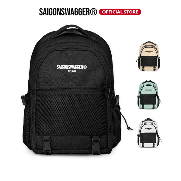 Balo Nam Nữ Đi Học Đi Làm Nhiều Ngăn SAIGONSWAGGER Chống Thấm Trượt Nước SGS AVAIL BACKPACK