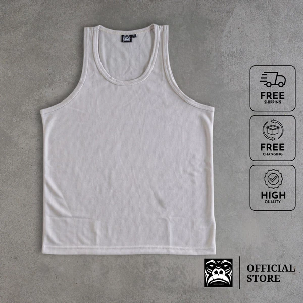 Áo Tank Top Gori Beige Chất vải mịn và bền thoáng mát