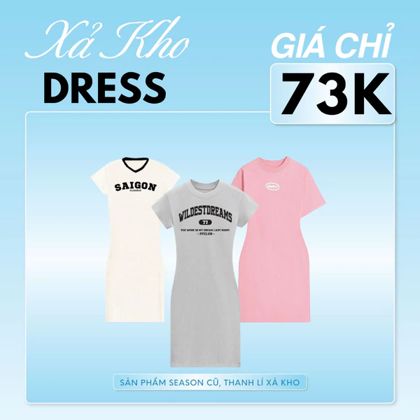 [ Outlet Thanh lí Season cũ ] ĐẦM DÀI FFCLUB MIX  2