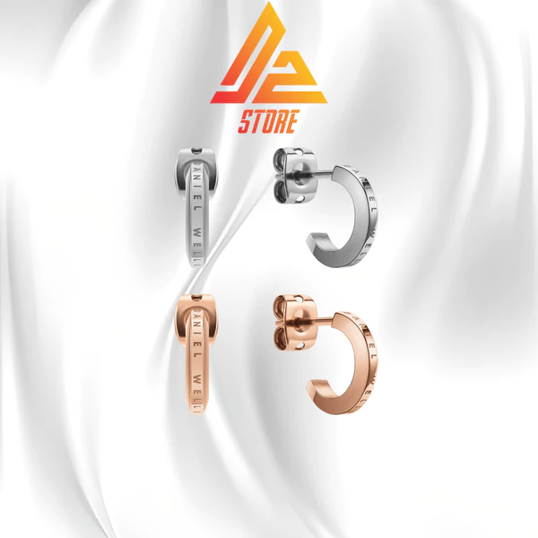 Bông tai v1 - Khuyên tai Titanium thép không gỉ 316L [Bảo Hành 5 năm]