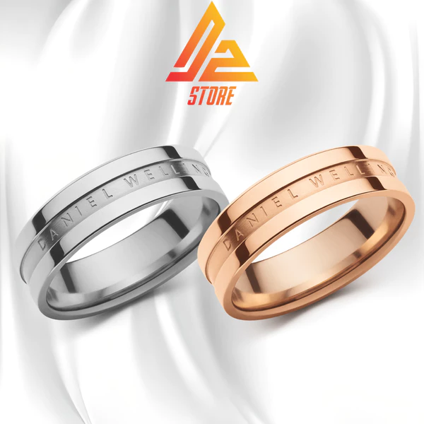 Nhẫn Titan v3 Elan khắc tên theo yêu cầu cặp đôi thời trang Titanium [Bảo Hành 5 năm]