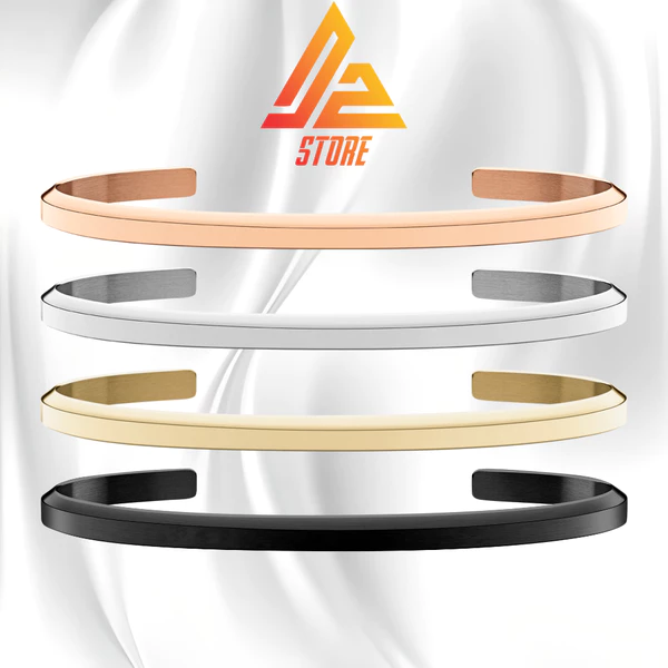 [Có thể khắc 2 mặt] Vòng DZ Eterna khắc tên theo yêu cầu cặp đôi unisex Titanium [Bảo hành 5 năm]