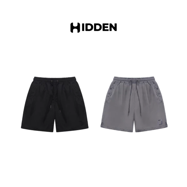 QUẦN SHORT - DÙ THÊU BASIC HIDDEN ESSENTIAL UNISEX