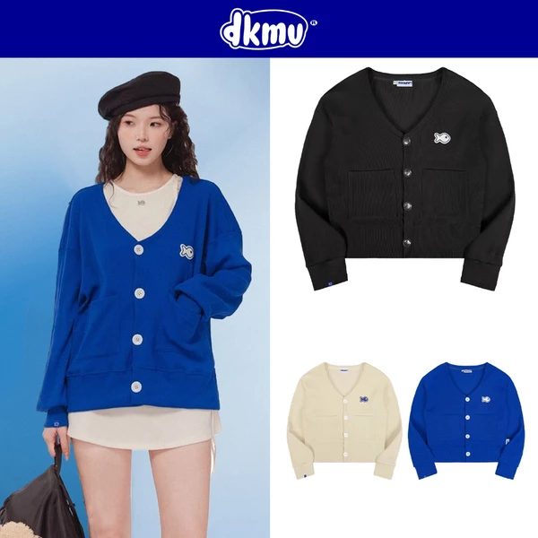 Áo cardigan nữ local brand form croptop DKMV thun gân dày dặn co giãn, nhiều màu tôn da Cropped Rib Cadigan | K21-AK2