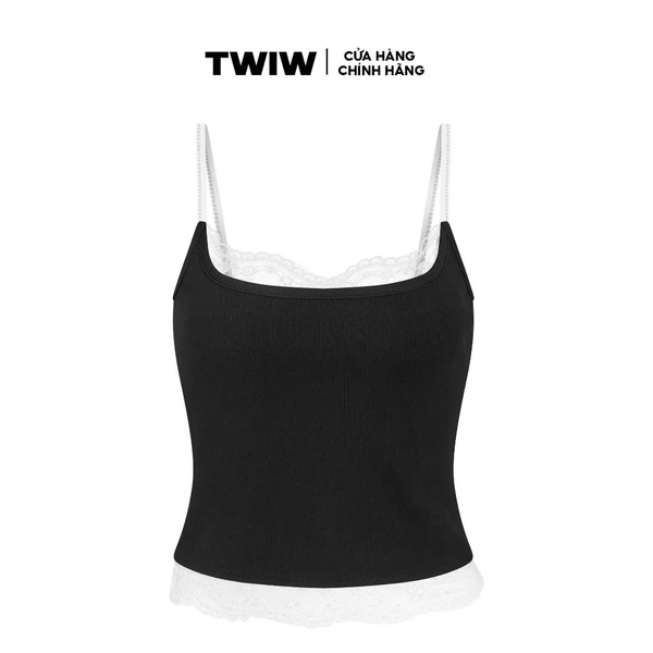 Áo croptop hai dây ren ngực local brand HUGUxTHATSWHATIWANT - TWIW JENKO