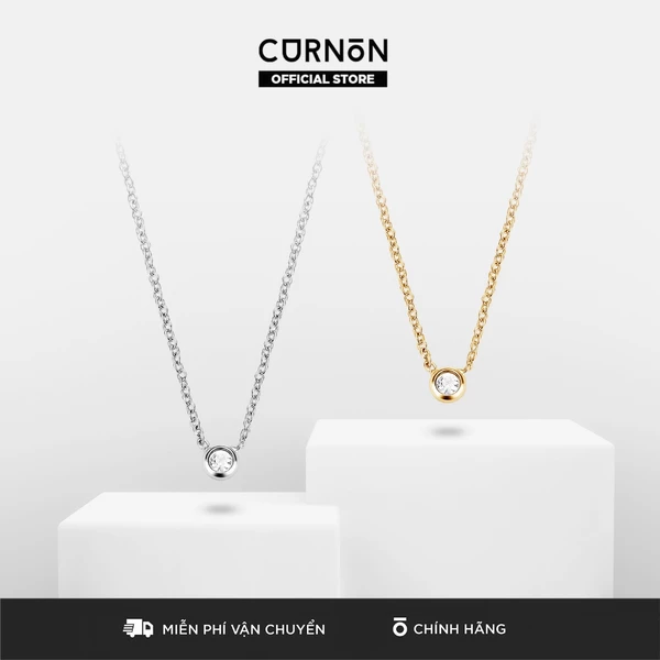 Dây Chuyền Nữ Curnon Gemlight - Trang Sức Phụ Kiện Thời Trang - Thiết Kế Basic lãng mạn - Chất Liệu Brass