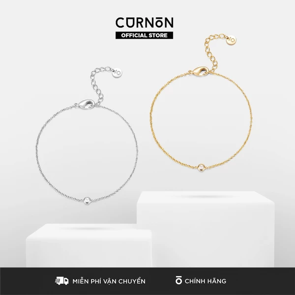 Vòng Tay Nữ Curnon Gemlight - Trang Sức Phụ Kiện Thời Trang - Thiết Kế Basic lãng mạn - Chất Liệu Brass