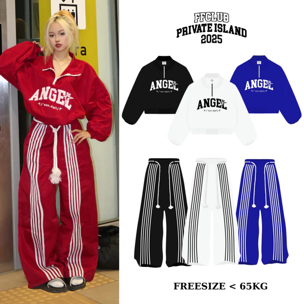 [ CÓ TÁCH SET ] SET ÁO KHOÁC HOODIE FORM BOXY ZIP ANGEL FFCLUB MIX