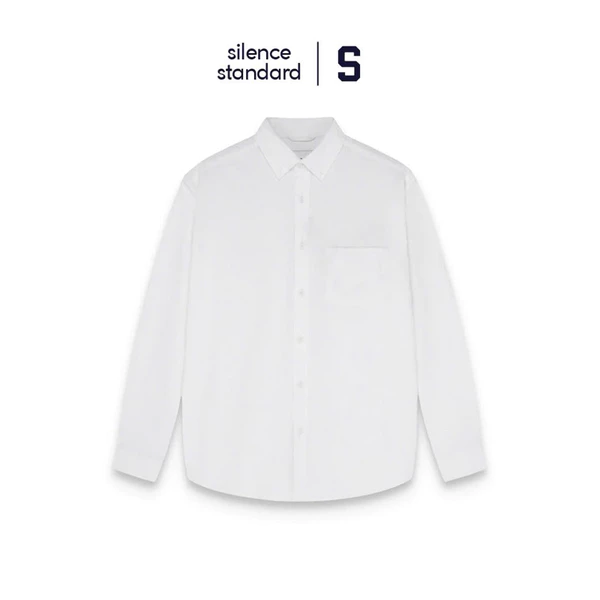 (Best Seller) Áo sơ mi cổ cài trơn/ kẻ sọc SilenceStandard Blank [SO25]