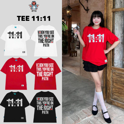 [ Bộ sưu tập 2025 ] Áo Thun Tay Lỡ Unisex Local Brand Otis Club - Tee 11:11