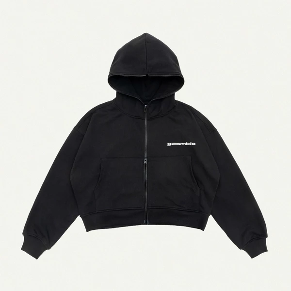 LOGO BOXY FULLZIP HOODIE / HOODIE ZIP NỈ CHÂN CUA/  GAMBLE WORLDWIDE
