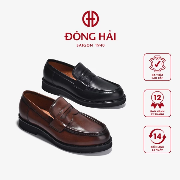 Giày Tây Loafer Đông Hải Đế Chunky - G01C1