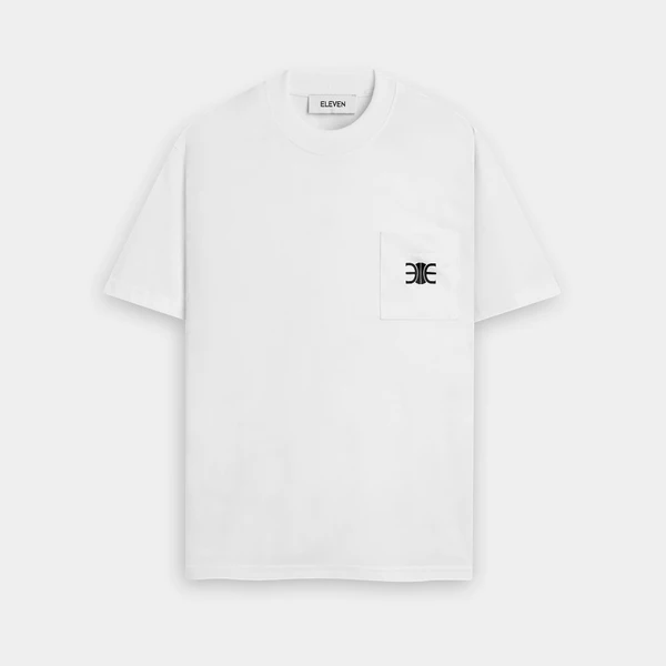 Eleven - Áo Thun Unisex Nam Nữ In Túi Mono | Màu Trắng
