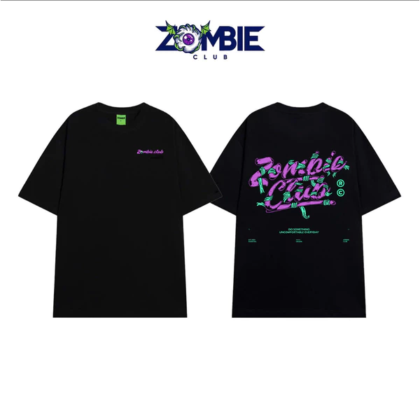 Áo Thun Zombie Club RIBBON, Local Brand Unisex cotton 100% 250gsm Chính Hãng